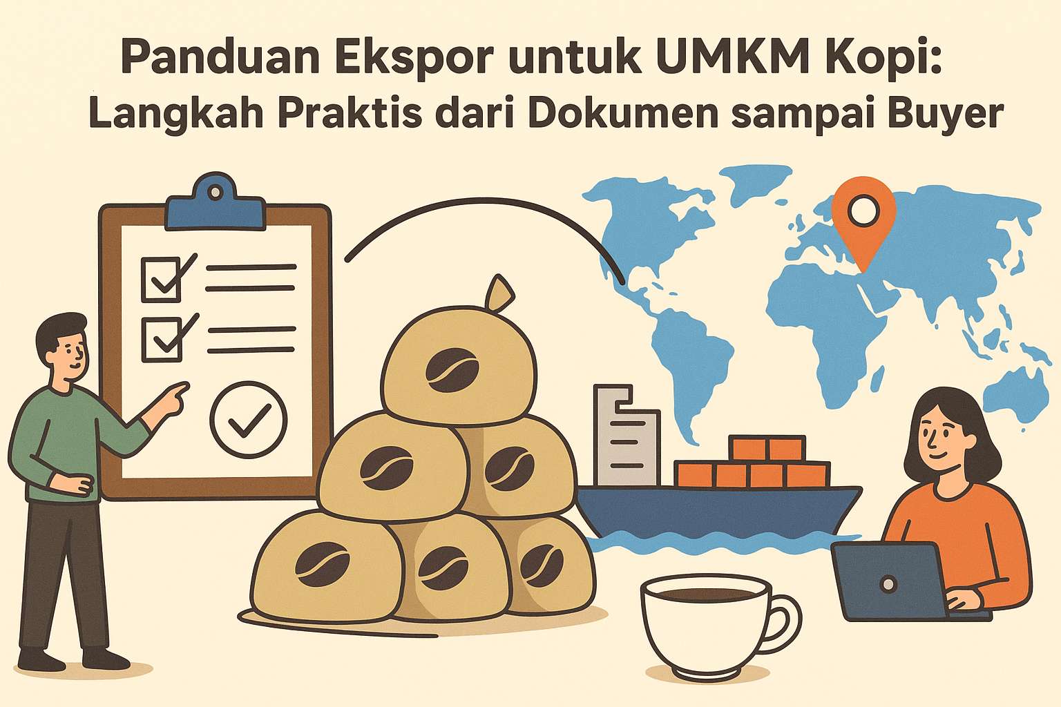 Panduan Ekspor untuk UMKM Kopi: Langkah Praktis dari Dokumen sampai Buyer