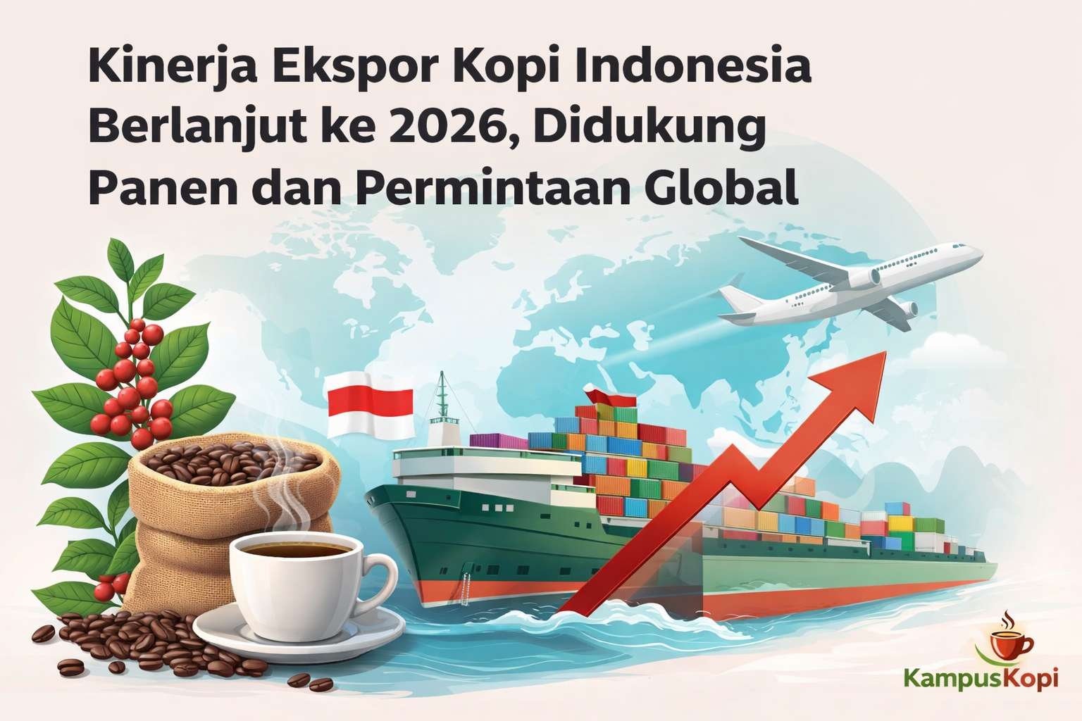 Kinerja Ekspor Kopi Indonesia Berlanjut ke 2026, Didukung Panen dan Permintaan Global